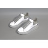 AMQ Leather Lace-Up Platform Sneakers