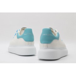 AMQ | Women 40mm Leather &amp; Suede Sneakers White/Green