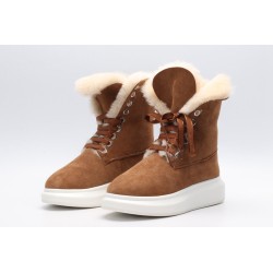 AMQ winter boots brown