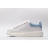 AMQ Sneaker with Blue suede heel