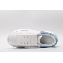 AMQ Sneaker with Blue suede heel