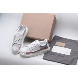 AMQ Leather Platform Sneakers