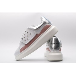 AMQ Leather Platform Sneakers