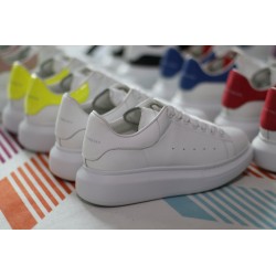 AMQ Leather Platform Sneakers