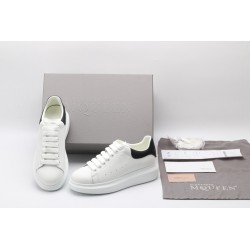 AMQ White oversized sole sneakers