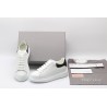 AMQ White oversized sole sneakers