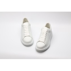 AMQ Leather Platform Sneakers