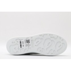 AMQ White oversized sole sneakers