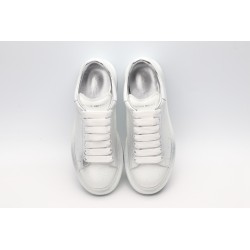 AMQ siL*Ver chunky low-top leather sneakers