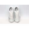 AMQ siL*Ver chunky low-top leather sneakers