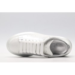 AMQ siL*Ver chunky low-top leather sneakers