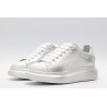 AMQ siL*Ver chunky low-top leather sneakers