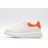 AMQ OVERSIZED SNEAKER with orange heel