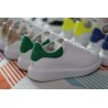 AMQ OVERSIZED SNEAKER with green heel