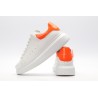 AMQ OVERSIZED SNEAKER with orange heel