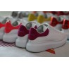 AMQ OVERSIZED SNEAKER with rose heel