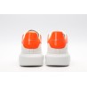 AMQ OVERSIZED SNEAKER with orange heel