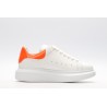 AMQ OVERSIZED SNEAKER with orange heel