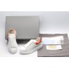 AMQ OVERSIZED SNEAKER with orange heel