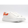 AMQ OVERSIZED SNEAKER with orange heel