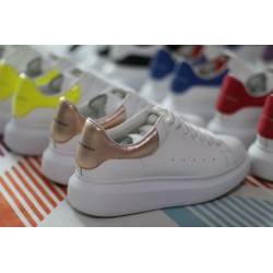 AMQ OVERSIZED SNEAKER with gold heel