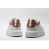 AMQ OVERSIZED SNEAKER with gold heel