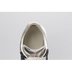 AMQ Shell glitter lace-up sneaker