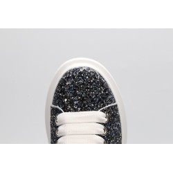 AMQ Shell glitter lace-up sneaker