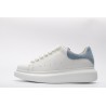 AMQ White &amp; Blue Oversized Sneakers