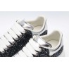 AMQ Shell glitter lace-up sneaker