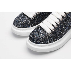 AMQ Shell glitter lace-up sneaker