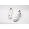 AMQ White &amp; Blue Oversized Sneakers