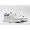 AMQ White &amp; Blue Oversized Sneakers