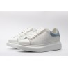 AMQ White &amp; Blue Oversized Sneakers