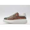 AMQ Shell glitter lace-up sneaker