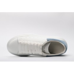 AMQ White &amp; Blue Oversized Sneakers