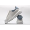 AMQ White &amp; Blue Oversized Sneakers