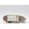 AMQ Shell glitter lace-up sneaker