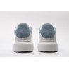 AMQ White &amp; Blue Oversized Sneakers