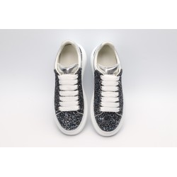 AMQ Shell glitter lace-up sneaker