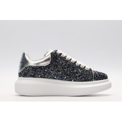 AMQ Shell glitter lace-up sneaker