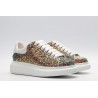 AMQ Shell glitter lace-up sneaker