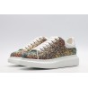 AMQ Shell glitter lace-up sneaker