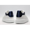 AMQ White &amp; Blue Oversized Sneakers