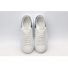 AMQ White &amp; Blue Oversized Sneakers