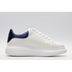 AMQ White &amp; Blue Oversized Sneakers