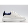 AMQ White &amp; Blue Oversized Sneakers