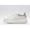 AMQ White &amp; SiL*Ver Tiny Dancer Oversized Sneakers