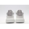 AMQ White &amp; SiL*Ver Tiny Dancer Oversized Sneakers