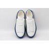 AMQ white &amp; blue oversized sneakers